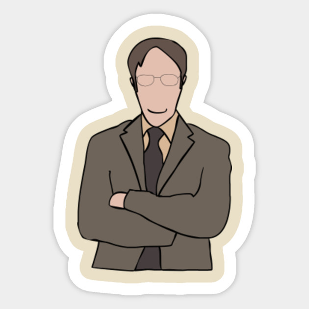 Dwight Schrute - The Office - Sticker | TeePublic